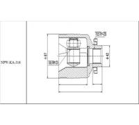 Innel Girevole Kit Giunti Kia Sorento I/II 2000- Destro Nuovo
