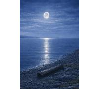 Inner Calm - Moonlit Shore: A Mindful Journal for Quiet Reflection