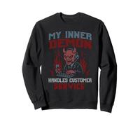 Inner Demon Handles Servizio Clienti Halloween Haunted Felpa