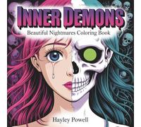 Inner Demons: Beautiful Nightmares Coloring Book - 50 Dark Anime Horror Manga Girls, Gothic Characters and Creepy Cute Monsters for Adults Stress Relief