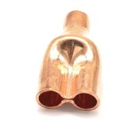 Inner Diameter 6.35mm 1/4" Copper End Feed Equal Y-type 3 Way Pipe Fitting Plumbing YZWRWRMKTB