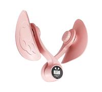 Inner Thigh Leg Trainer, Pelvic Floor Exerciser, PP, Spring Countable Men Thigh Trainer with Built-in Button Battery, Anti-Slip for Home Exercise, 8.27x7.28x2.56 Inches
