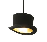 INNERMOST lampada a sospensione cappello a cilindro WOOSTER nero interno dorato