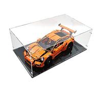 INNERSPACE TECA ESPOSITORE VETRINA PER LEGO FERRARI DAYTONA SP3 BATMOBILE 1989 ECTO 1 BUGATTI MODELLISMO ACTION FIGURE DA COLLEZIONE 64x34x25 cm CRYSTAL PLEXIGLASS ANTI-UV SCALA 1:8 1/8