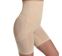 INNERSY Guaine Contenitive Cosce Beige Contenitiva Donna Pancia Piatta Pantaloncini Controllo Curvy (3XL, Beige)