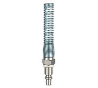 Ani AH034301AN Innesto rapido con Molla per Tubo Spirale 6X8 mm, Acciaio