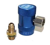 INNESTO RAPIDO RUBINETTO BASSA PRESSIONE GAS 1234YF CONNETTORE CLIMATIZZATORE