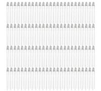 Innfeeltech 100pcs 2V 20mA 5mm Bianco LED Diodo Luci DC 5mm Luce Diodi LED Lampadina Elettronica Componenti Emittenti