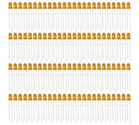 Innfeeltech 100pcs 3mm Arancione LED Diodi Luci DC 1.9V~2.1V 20mA 3mm Elettronica di Emissione Componenti Diodi Luce LED Lampadina