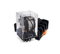 Innfeeltech 1pcs DC 12V Relè di potenza elettromagnetica con, 8 Pin 10A Relè a bobina con base a calza JTX-2C