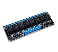 Innfeeltech 1pcs DC 24V Modulo relè a 8 canali con scheda di espansione con optocoupler ad alto o basso livello di trigger