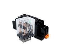 Innfeeltech 1pcs. relè di potenza elettromagnetica 24 V CC con, relè bobina 8 pin 10A con base a calza HH52P