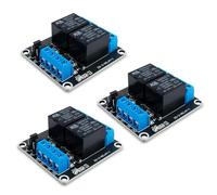 Innfeeltech 3pcs DC 12V Modulo relè a 2 canali con scheda di espansione di trigger ad alto o basso livello Optocoupler