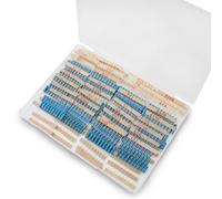 Innfeeltech 400 Pz 1W 1% Tolleranza 0.1~10KΩ Kit di resistenza del film metallico, 35 Valori, 5 Valore (1,10,100,1K, 10KΩ) ciascuno 20 pz, altro Valore 10 Pz