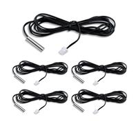 Innfeeltech 5 pezzi impermeabile digitale sensore di temperatura sonda 2M NTC 50K Ohm 3950 1%