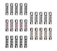 Innfeeltech 6.3 * 25mm BS1362 Ceramica Tubo Fusibile Kit 5 Valori 25pcs 1A/3A/5A/10A/13A Amp 240V Volt