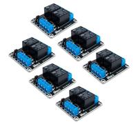 Innfeeltech 6pcs DC 12V Modulo relè a 2 canali con scheda di espansione di trigger ad alto o basso livello Optocoupler
