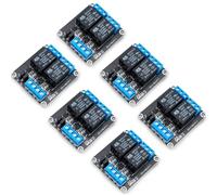 Innfeeltech 6pcs DC 5V Relay Modulo 2 Canali Relè con Optocoppler Alto o Basso Livello Trigger Scheda di Espansione