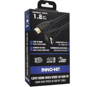 Inno-Hit Cavo HDMI High-Speed Connettore 90° 4K HDR 1.8m Nero