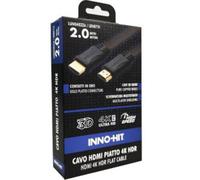Inno-Hit Cavo HDMI Piatto 4K HDR 2m Nero