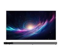 INNO-HIT - Floating Panel 65 pollici Pannello Trasparente Ultra Sottile OLED 4K 120 Hz MEMC 1000 Nits con Sub Woofer Integrato Dolby Vision e Dolby Atmos And