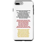 Inno nazionale tedesco - Grafico tradizionale del patrim Custodia per iPhone 7 Plus/8 Plus