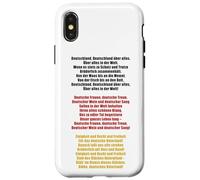 Inno nazionale tedesco - Grafico tradizionale del patrim Custodia per iPhone X/XS