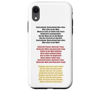 Inno nazionale tedesco - Grafico tradizionale del patrim Custodia per iPhone XR