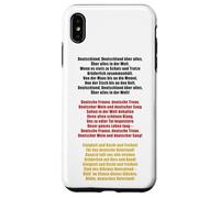 Inno nazionale tedesco - Grafico tradizionale del patrim Custodia per iPhone XS Max