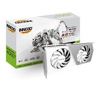 INNO3D Geforce RTX 4060 Ti 8 GB Twin X2 OC White Grafikkarte - 8GB GDDR6, 1x HDMI, 3x DP