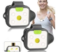 innofox Running Light, 2Pack Reflective Safety-Light for Runners, Rechargeable LED Light, Clip On Running Lights with Runners and Joggers for Camping, Hiking, Running, Outdoor Adventure (Black)