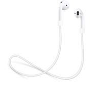 innoGadgets Cinghia per Apple AirPods | Accessorio intelligente: non perdere mai il tuo AirPod | Cavo connettore per AirPods | Bianco - 22 pollic