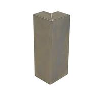 innogard 6046-002 - Raccordo angolare per Bordo Prato Largo - Acciaio corten - Bordatura del Letto, Protezione anticorrosione, Altezza 20 cm