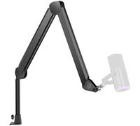 InnoGear Asta per microfono, asta per microfono con canali di gestione dei cavi, rialzo di altezza per Blue Yeti FIFINE AM8 K669B HyperX QuadCast S SoloCast AT2020 Shure SM7B MV7 e altri microfoni