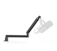 InnoGear Asta per microfono, girevole a 360°, a basso profilo, con gestione magnetica dei cavi, supporto da scrivania per Fifine AM8 K669B Blue Yeti HyperX QuadCast SoloCast AT2020, nero