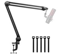 Innogear grande Sturdier microfono sospensione mic clip regolabile Boom studio Scissor braccio molla e supporto integrato per Blue Yeti Snowball microfono