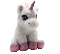 InnoGIO GIOplush Unicorn, Peluche Unicorno 60 cm Bianco con Brillantini, per Bambini, Pupazzo Morbido da Coccolare e per Giocare, Fabbricato con Materiali non Pericolosi