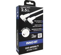 Inno-Hit Cavo Antenna M/F Spina 90° 2.5m Bianco