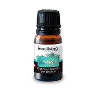 Innoliving Essenza Profumata Made in Italy INN-774TAL per Diffusori d’Aroma, Flacone da 10 ml Selezionabile, 100% Concentrata, Aromi Agrumi, Muschio, Vaniglia, Talco, Lavanda, Blu (Versione Talco)