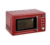 Innoliving Forno a Microonde 20L INN-861, Potenza 700W, 6 Livelli di Potenza, Funzione Scongelamento Rapido, Timer 30 Minuti, Design Compatto ed Elegante, Facile da Usare (ROSSO)
