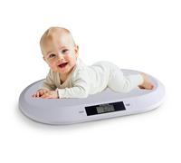 Innoliving INMD-039 Bilancia Baby Digitale ad Alta Precisione, Funzione Tara e Blocco Peso, Display LCD, Portata 20 kg, Design Ergonomico per Neonati e Bambini