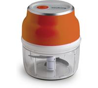 Innoliving Sminuzzatore Elettrico Senza Fili Ricaricabile, Tritatutto Salvaspazio, Lame in Acciaio Inox, Capacità 250ml, Potente e Compatto, Facile da Pulire, Ideale per Ortaggi (ARANCIONE INN-695O)