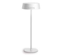 Innoliving Lampada LED da Tavolo INN-292, Design Moderno, Luce Dimmerabile a 3 Livelli, Braccio Flessibile, Ricaricabile con USB, Luce Bianca Naturale, Compatta e Elegante (BIANCO OPACO)