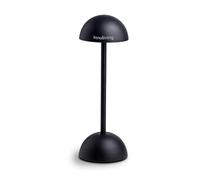 Innoliving lampada LED INN-293 ricaricabile, da tavolo, senza fili touch e dimmerabile, per interni ed esterni, luce naturale 3500K, luca fredda 6500K e calda 2700K, bianca e nera (Nero)