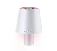 Innoliving lampada LED Multicolore RGB INN-290WNEW per bottiglia, ricaricabile in 4 ore, da tavolo, senza fili touch e dimmerabile, per interni ed esterni, Colore Bianco Opaco