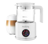 Innoliving Montalatte Elettrico Cappuccinatore INN-786, Capacità 350ml, Schiuma Latte Calda e Fredda, Antiaderente, Compatto, Facile da Pulire, Ideale per Cappuccini e Bevande Calde, Monta e Scalda