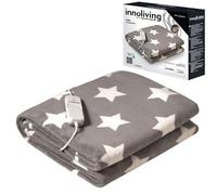 Innoliving Plaid Riscaldabile Elettrico INN-766NEW, 150x122 cm, 3 Livelli di Temperatura, Spegnimento Automatico, Ideale per Relax, Coperta Elettrica Accogliente e Sicura, Lavabile in Lavatrice