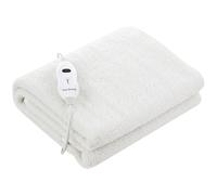 Innoliving Scaldaletto Elettrico, Coperta Elettrica Singola, Piazza e Mezza e Matrimoniale, Lana e Poliestere, Riscaldamento Rapido, Spegnimento Automatico, Lavabile (POLIESTERE SINGOLO INN-063)