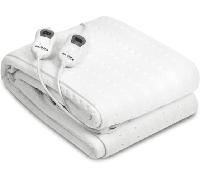 Coperta termica matrimoniale 140x160 cm scaldaletto elettrico 2x60 W poliestere