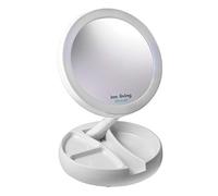 Innoliving Specchio luminoso doppio lato pieghevole ingrandimento 5x INN-805